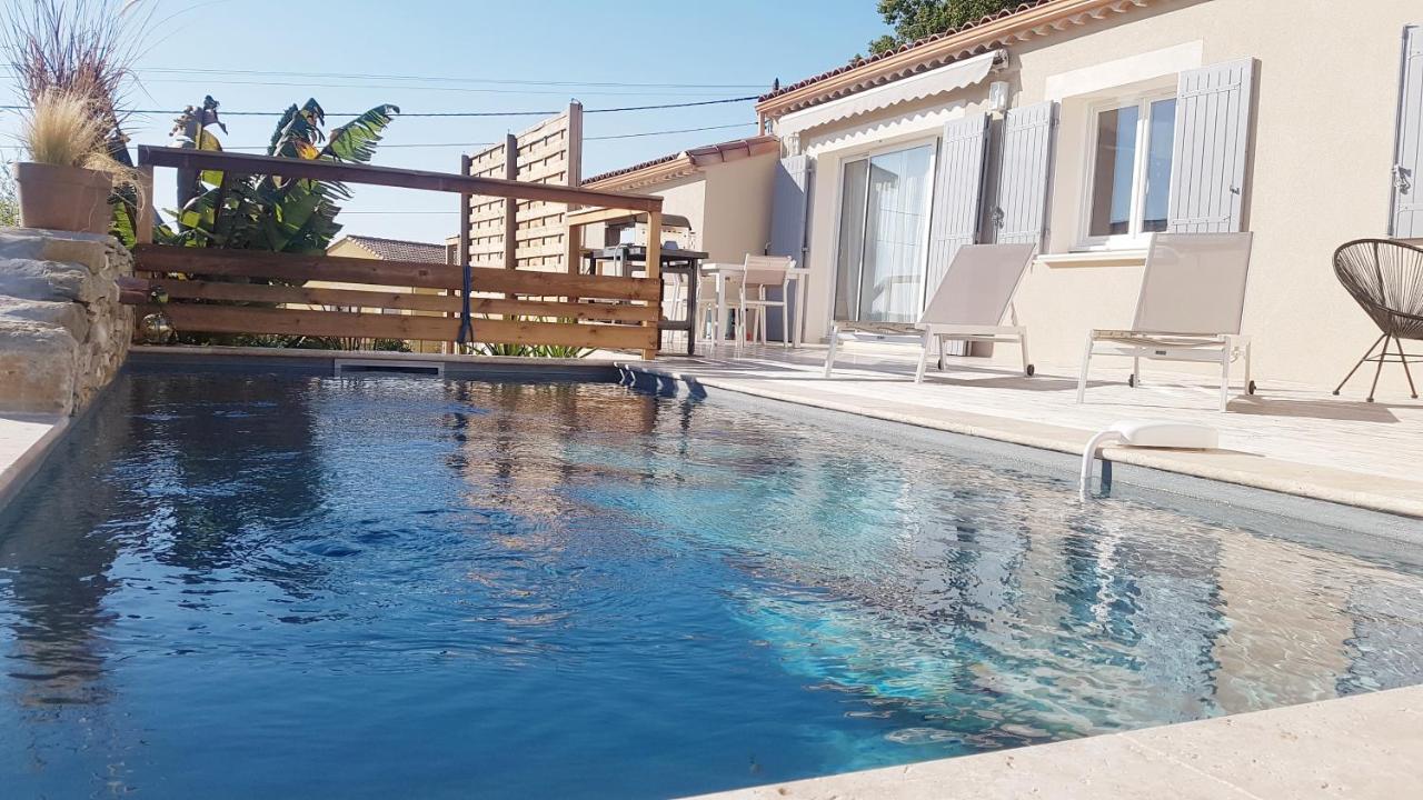 Charmante Villa Dans Un Village Paisible Aux Portes D'Uzes Et Des Cevennes Saint-Hippolyte-de-Caton Luaran gambar
